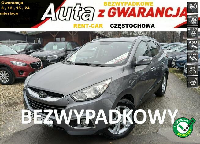 Hyundai ix35 1.7CRDi*115PS*ZAREJESTROWANY Bezwypadkowy Skóry Serwis GWARANCJA24