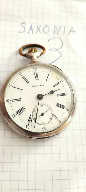 Zegarek kieszonkowy z 1900r Szwajcar srebrny pr;0-800 sprawn