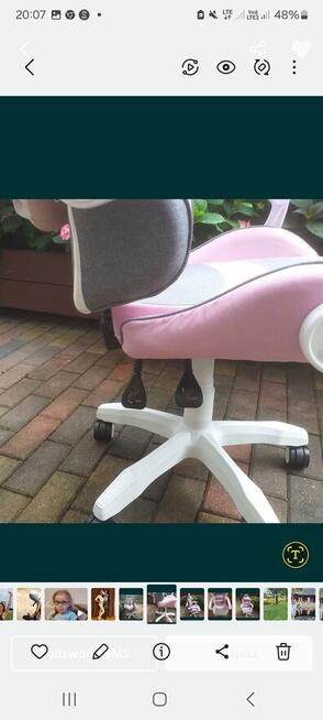 Fotel gamingowy pastelowy style