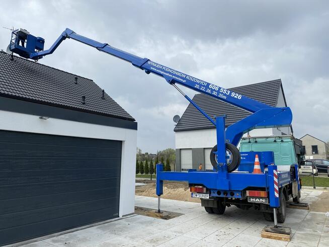 Podnośnik koszowy 35/30/26/25/22/20m Wynajem z operatorem