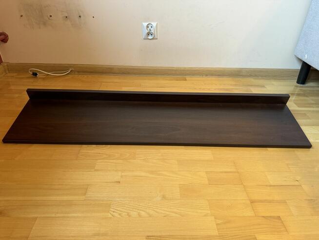 Zestaw mebli meblościanka, kolor ciemny orzech