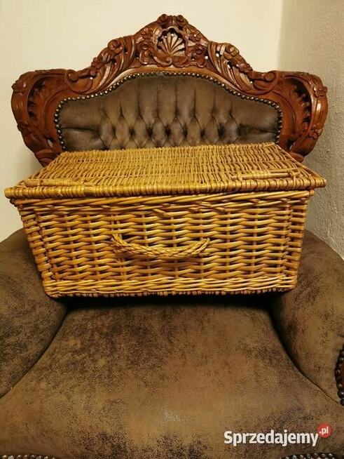 Kosz skrzynka Ratan wiklina Bardzo ładny stylowy