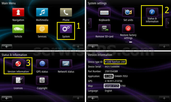 Mapa Renault karta R-Link TomTom LIVE SD 11.25 Europa 2025