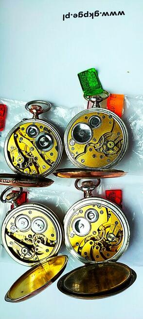 zegarki kieszonkowe srebrne pr;0-800 sprawne