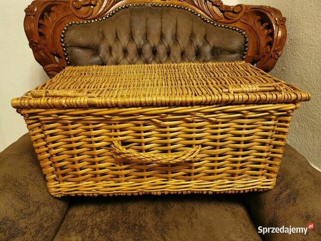 Kosz skrzynka Ratan wiklina Bardzo ładny stylowy