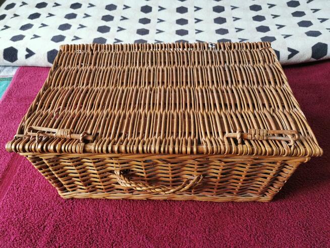 Kosz skrzynka Ratan wiklina Bardzo ładny stylowy