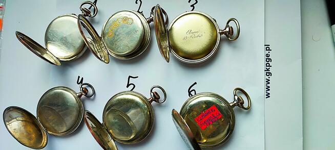 Zegarek kieszonkowy srebrny pr;0-800 Szwajcar z 1900r spraw