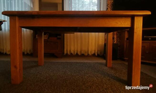 stól dębowy rozsuwany rozkładany