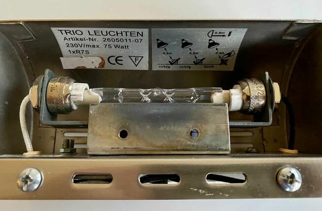 Kinkiet metalowy satyna Trio Leuchten