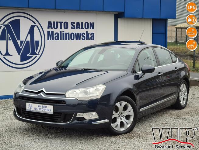 Citroen C5 2.0GAZ Exclusive Xenon Szyberdach Grzane Fotele+Masaże+Pamięć Półskóry