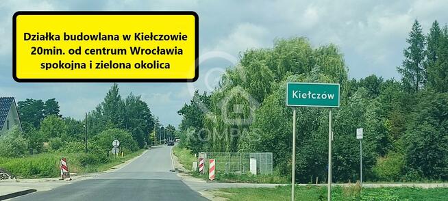 Działka siedliskowa Kiełczów gm. Długołęka, Wrocławska