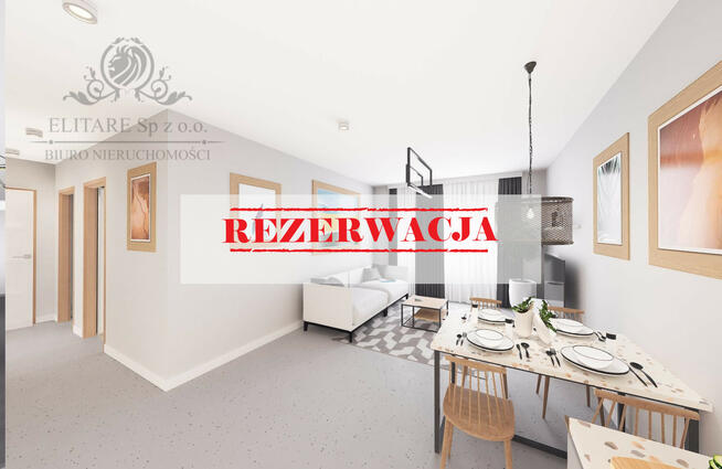 GOTOWE/Mieszkanie 3pok, 61,40m2 z balkonem /Wrocław Szczepin