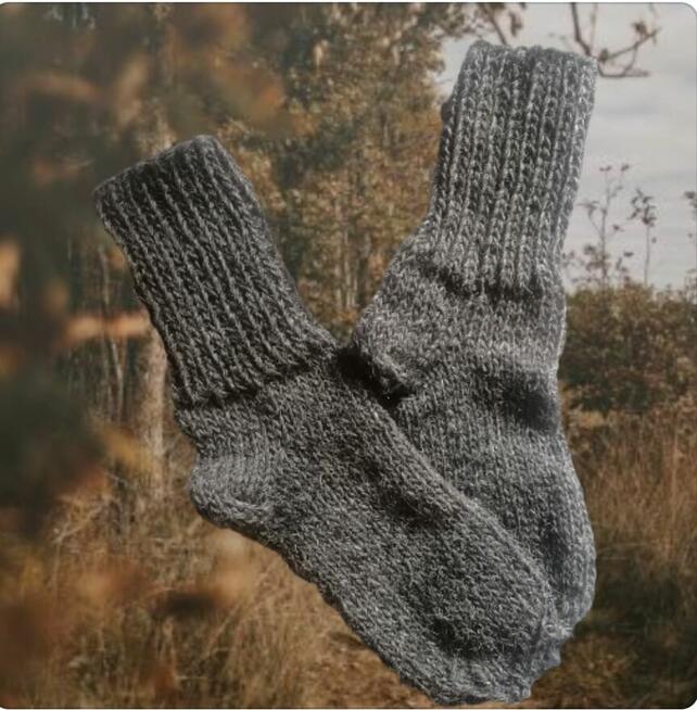 Skarpetki góralskie wełniane