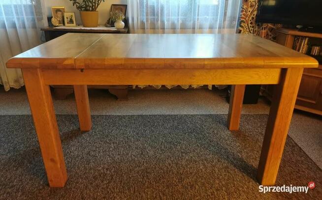 stól dębowy rozsuwany rozkładany