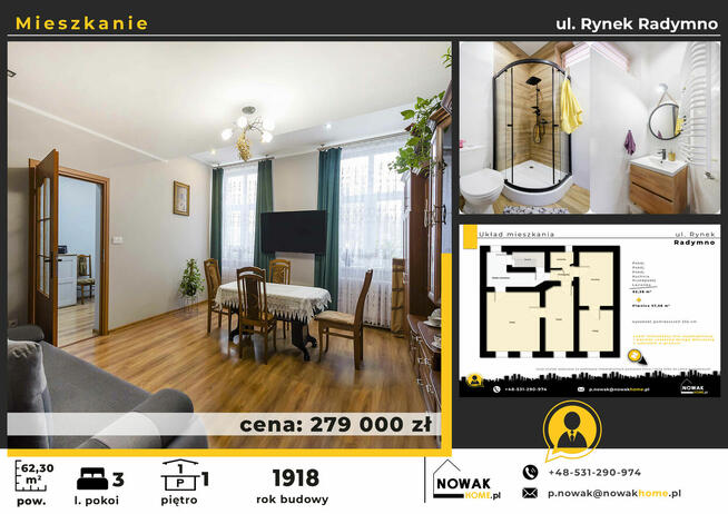 Mieszkanie w centrum Radymna