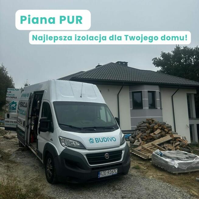 Ocieplenia pianką PUR, izolacje CELULOZĄ poddasza strop dach