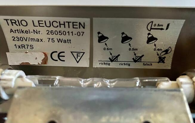 Kinkiet metalowy satyna Trio Leuchten