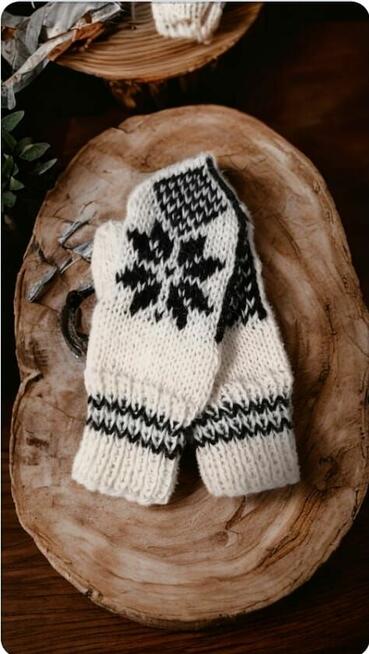 Skarpetki góralskie wełniane