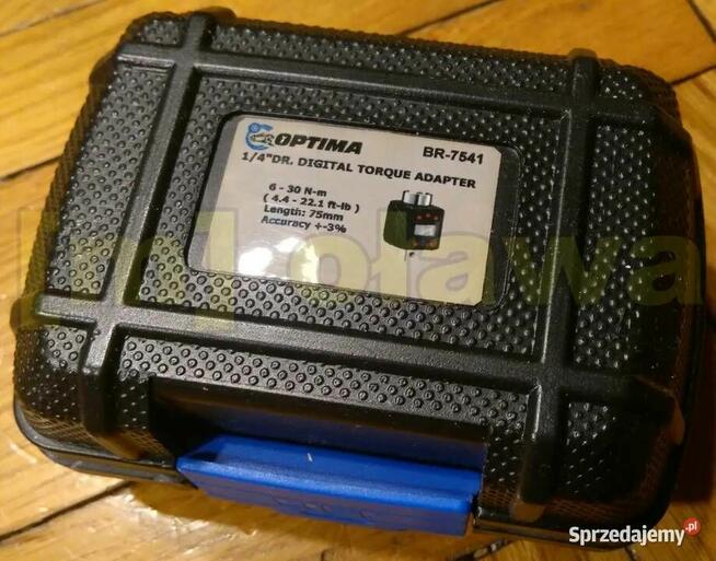 cyfrowy klucz dynamometryczny 1/4 cala 6-30Nm adapter dynamo
