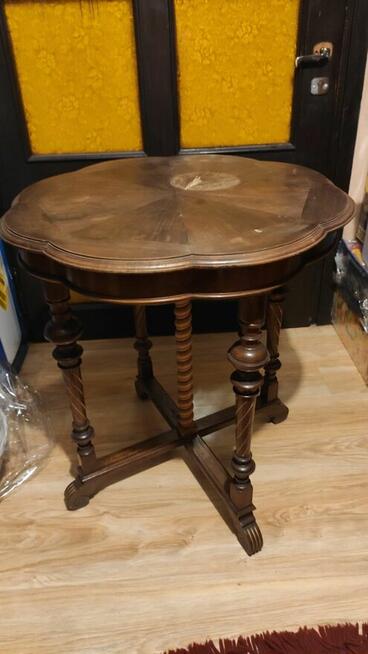 Stolik karciany szachowy stylowy