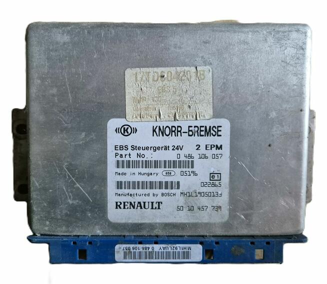 Komputer sterownik kaseta EBS 0486106057 5010457739 Renault
