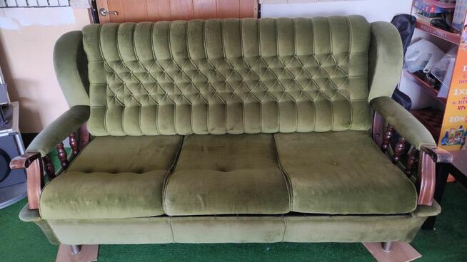 Sofa rozkładana + 2 fotele