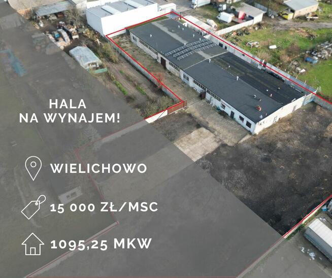 Hala z dużym placem NA WYNAJEM- Wielichowo!