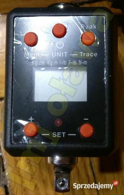 cyfrowy klucz dynamometryczny 1/4 cala 6-30Nm adapter dynamo