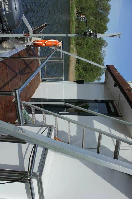 Łódź aluminiowa jacht typu Houseboat 12m