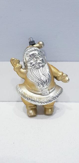 Zestaw starych plastikowo-szklanych ozdób choinkowych