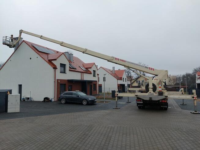 Podnosnik koszowy Wrocław, zwyżka, wynajem, 20m - 35m