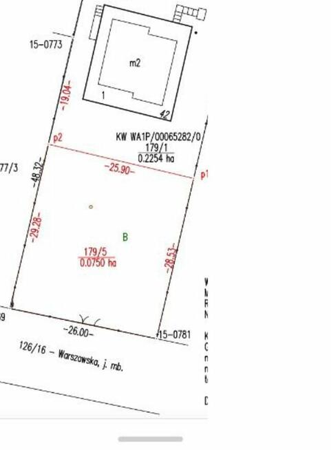 Działka inwestycyjna 750m2 w Otrębusach przy DW719