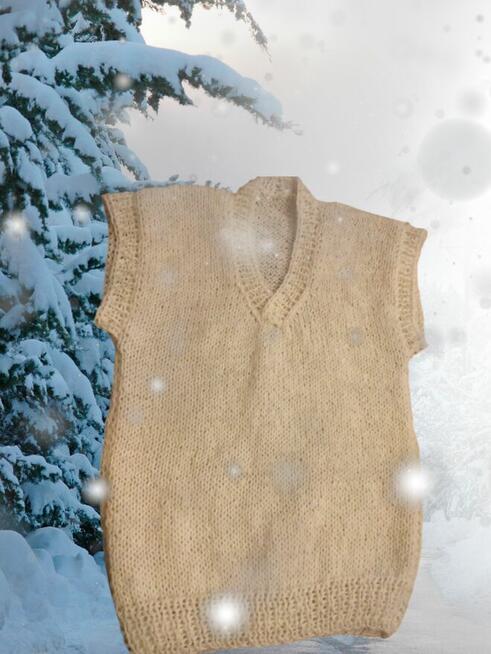 Swetry goralskie, kamizelki itp