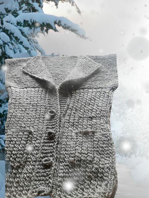 Swetry goralskie, kamizelki itp