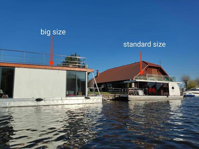 Łódź aluminiowa jacht typu Houseboat 12m