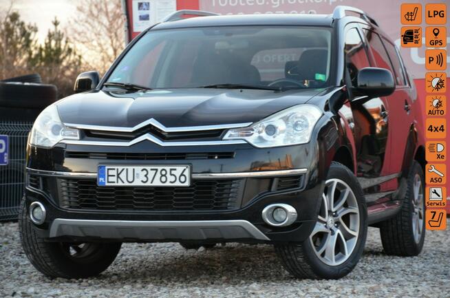 Citroen C-Crosser Zarejestrowany 2.4+Gaz Serwis 4x4 Xenon Skóra Kamera Navi 7-Foteli