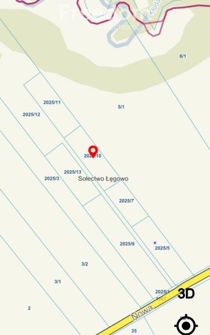 Działka siedliskowa, 3000m2, Łęgowo