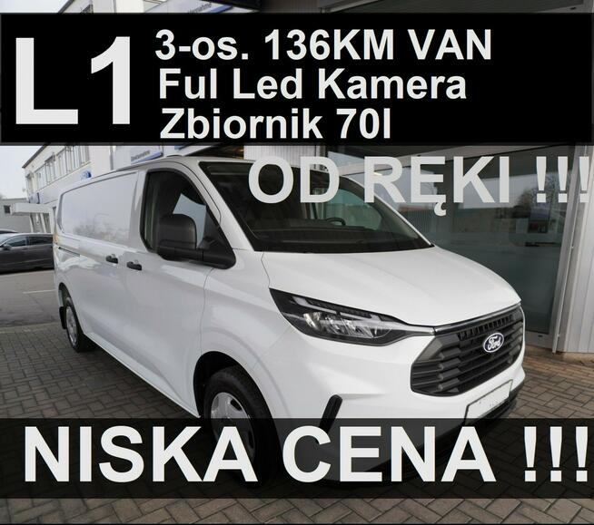 L1 Nowy Ford Custom 136KM L1  Dostępny od ręki Super Cena 1704zł