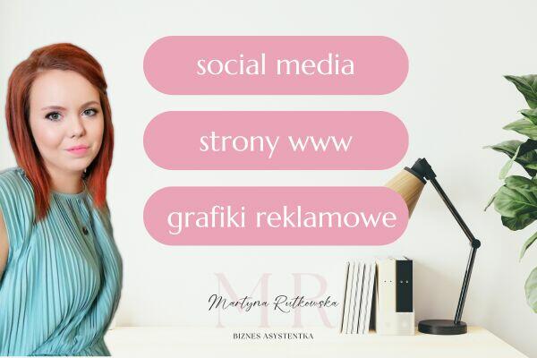 Wirtualna asystentka, social media firm, tworzenie stron www