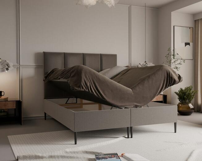 Eleganckie łóżko kontynentalne NOEMI 160x200 różne rozmiary