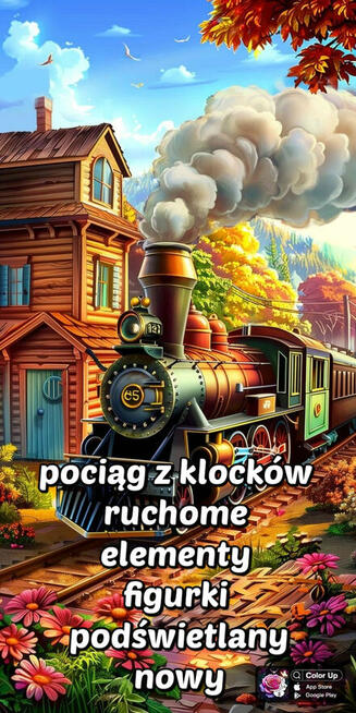 Pociąg Towarowy Z Westernu F9036 Nowy