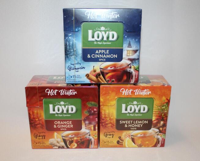 Loyd Hot Winter zimowa herbata 15t. rum brandy grzane wino