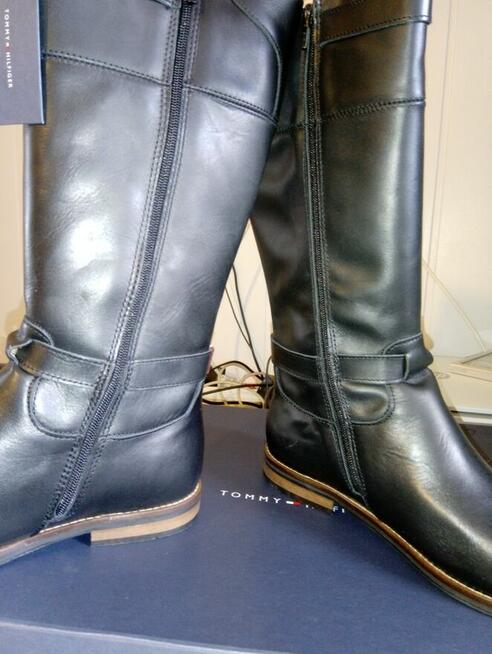 Tommy Hilfiger buty zimowe oficerki skóra nowe oryginalne