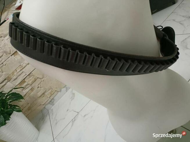 Pas skórzany na rewolwer