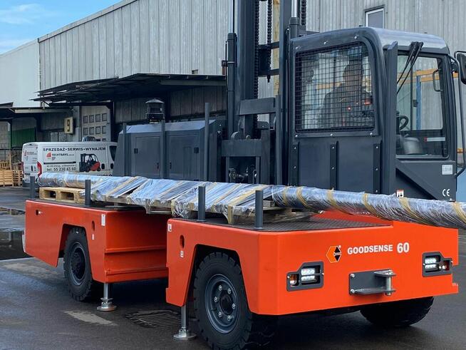 Boczny wózek widłowy Lancer Diesel platforma 1400 mm baumann