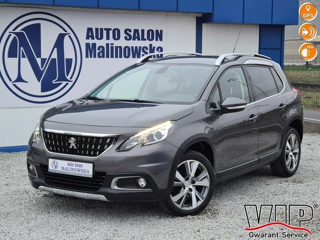 Peugeot 2008 Navi GripControl Półskóry Led Klimatronik PDC Sensory Tempomat Alu