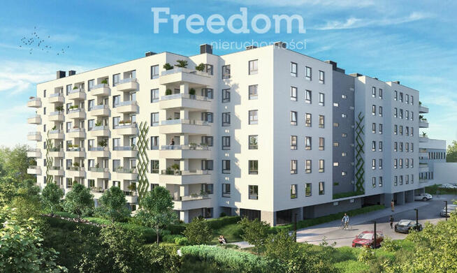 Nowoczesne dwupokojowe mieszkanie z loggią