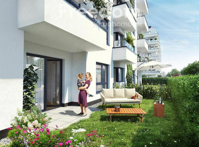 Nowoczesne czteropokojowe mieszkanie z loggiami