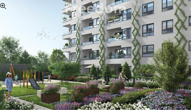 Nowoczesne jednopokojowe mieszkanie z loggią