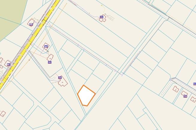 Działka rolno-budowlana o pow. 1073 m 2